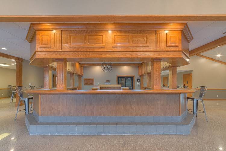 Wooden bar