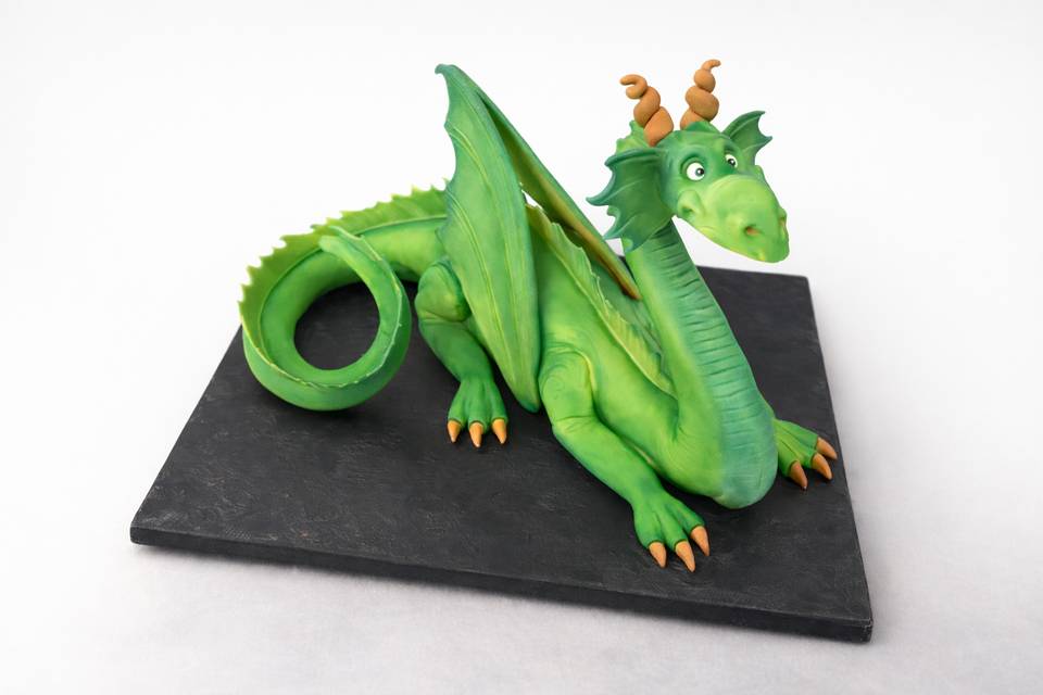 Dragon Storybook Cake