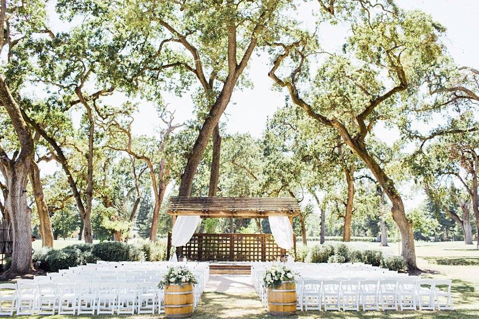 Wedding ceremony - Silverado - Napa Valley