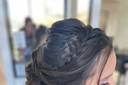 Bridesmaid updo