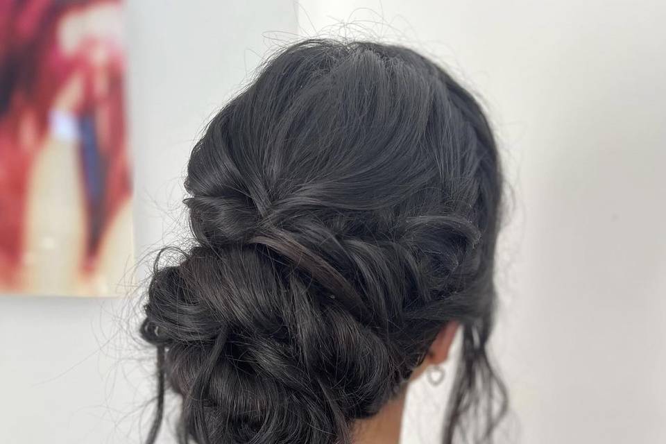 Soft and Romantic Updo