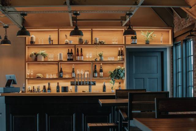 Upstairs bar