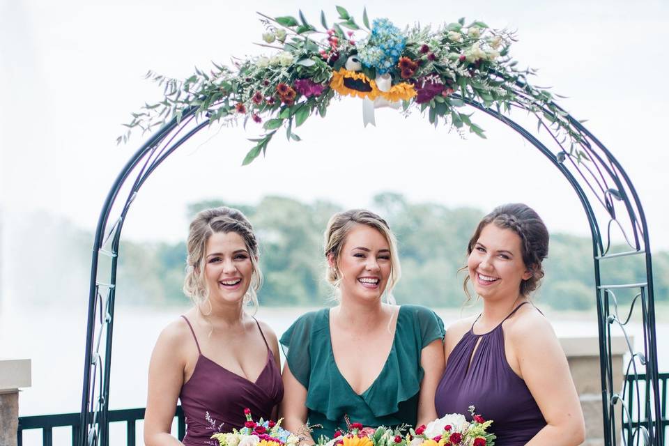 Ceremony archway