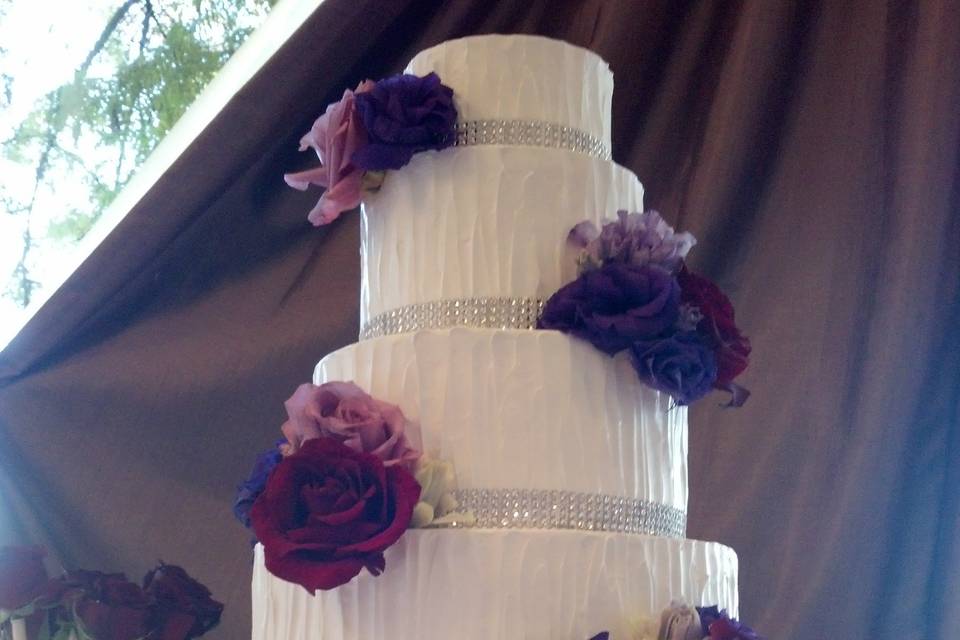 5 tiered cake