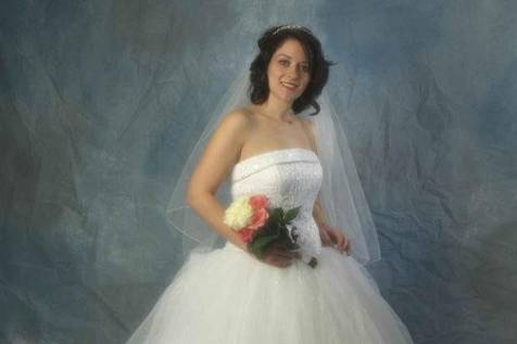 Full length bridal portrat