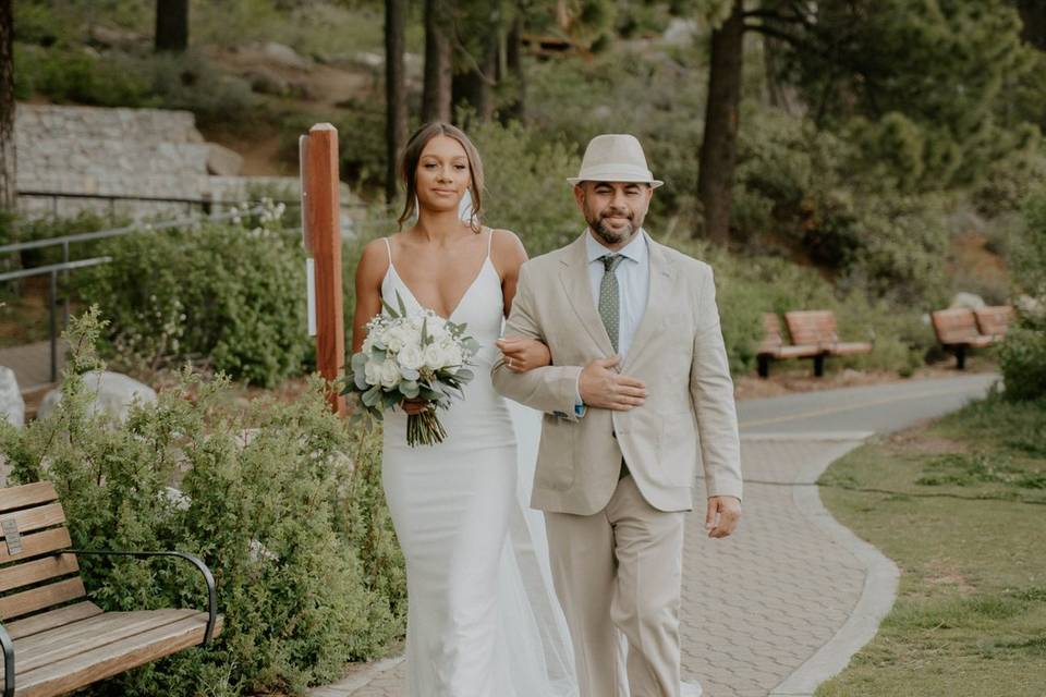 Walking down the aisle