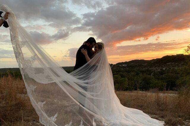 Couple at sunset