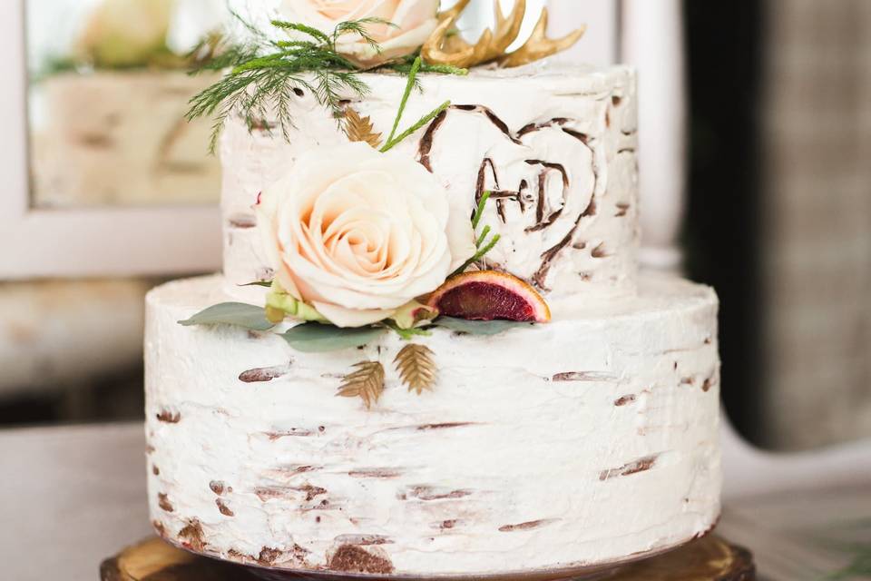 Aspen/ White Birch Cake