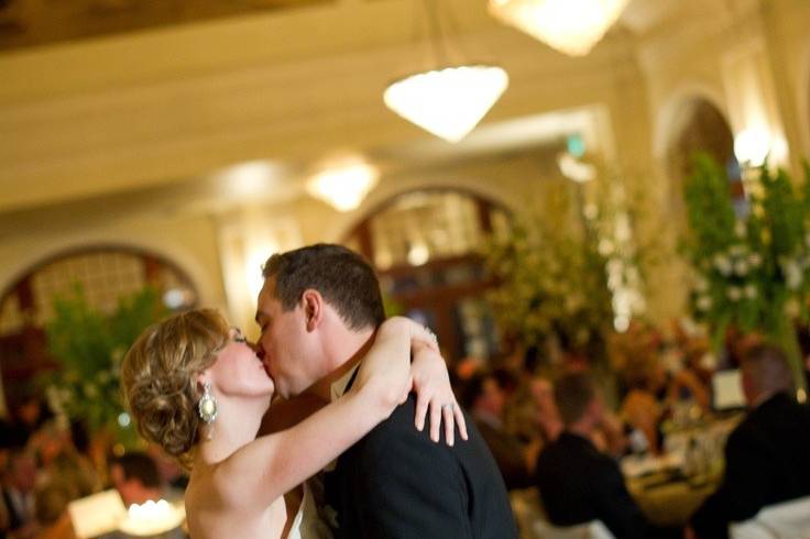 Couple's first dance