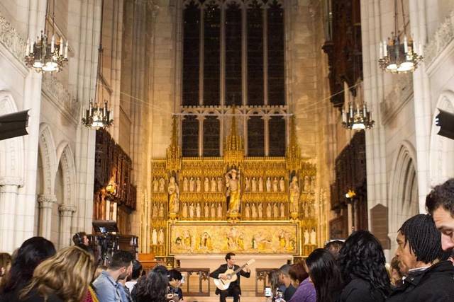 Performing for the Knot event at Boston Fashion Week.