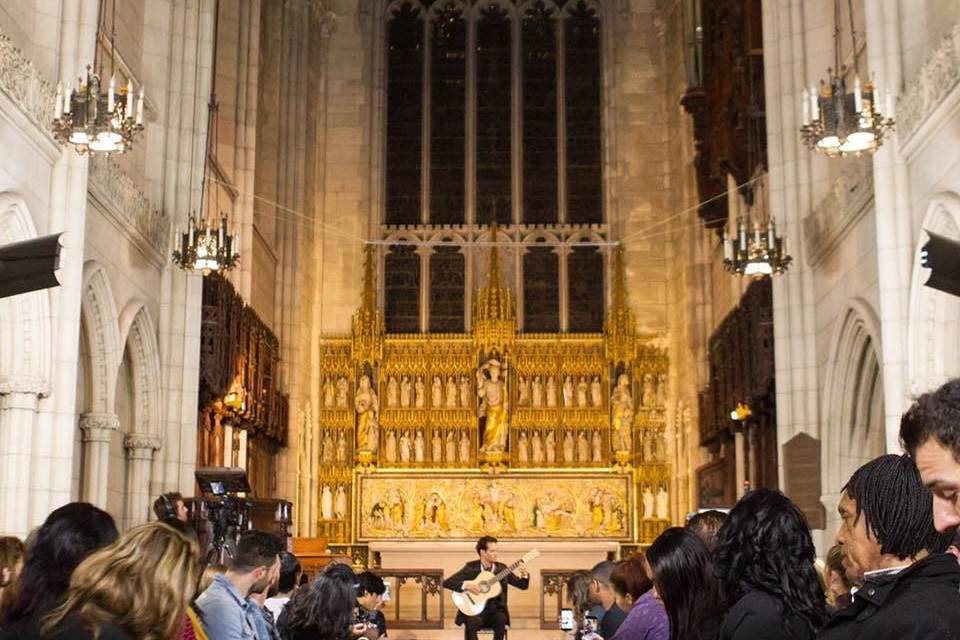 Performing for the Knot event at Boston Fashion Week.