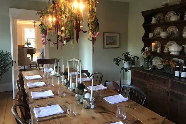 Intimate wedding recp for 12