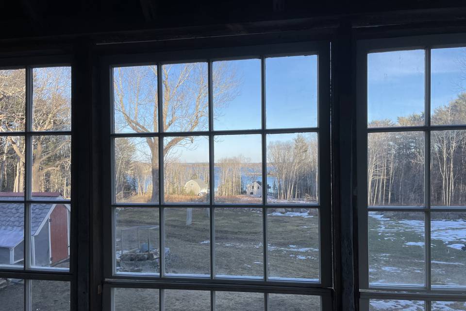 View from the short barn