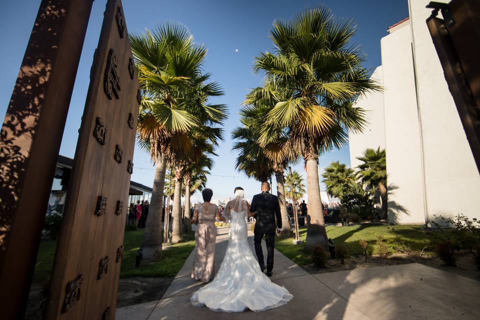 The Bride and her parents