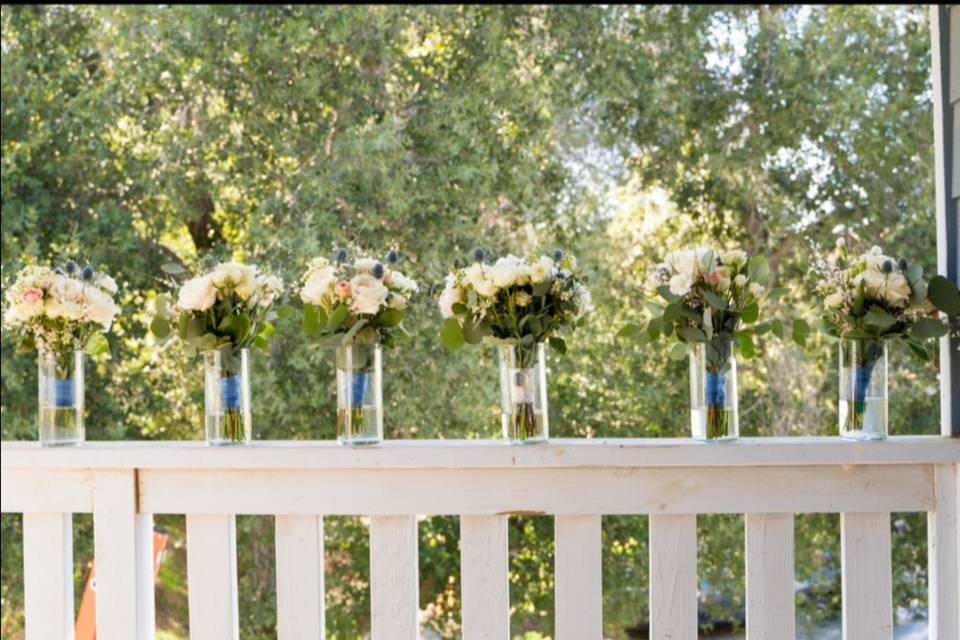 Bridal party bouquets