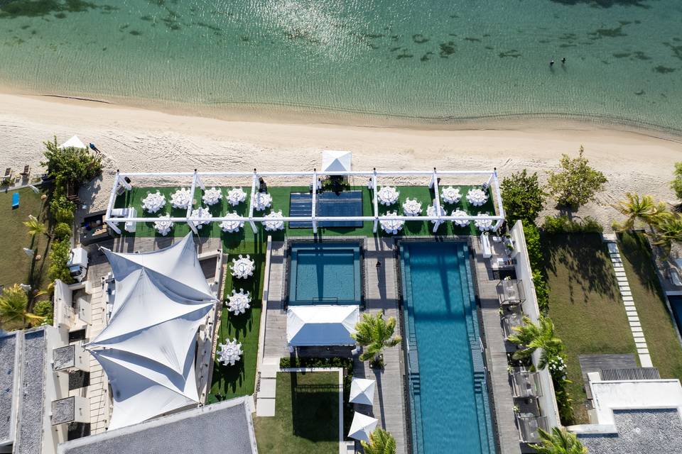 Beachfront reception