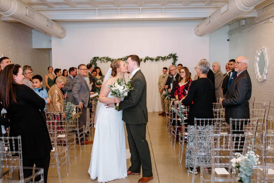 Ceremony Kiss