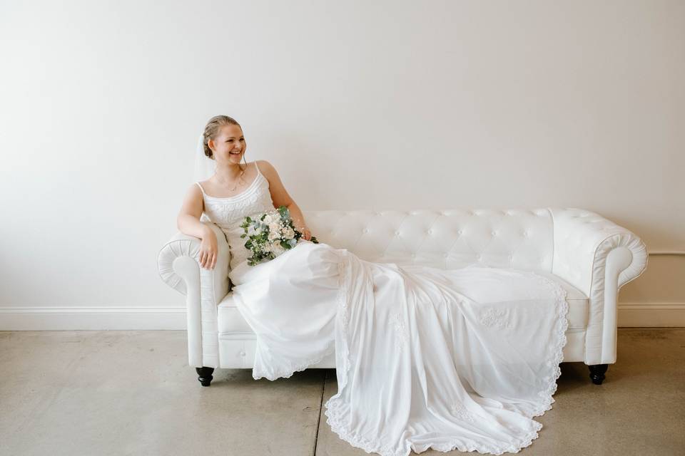 Bridal Sofa Portrait