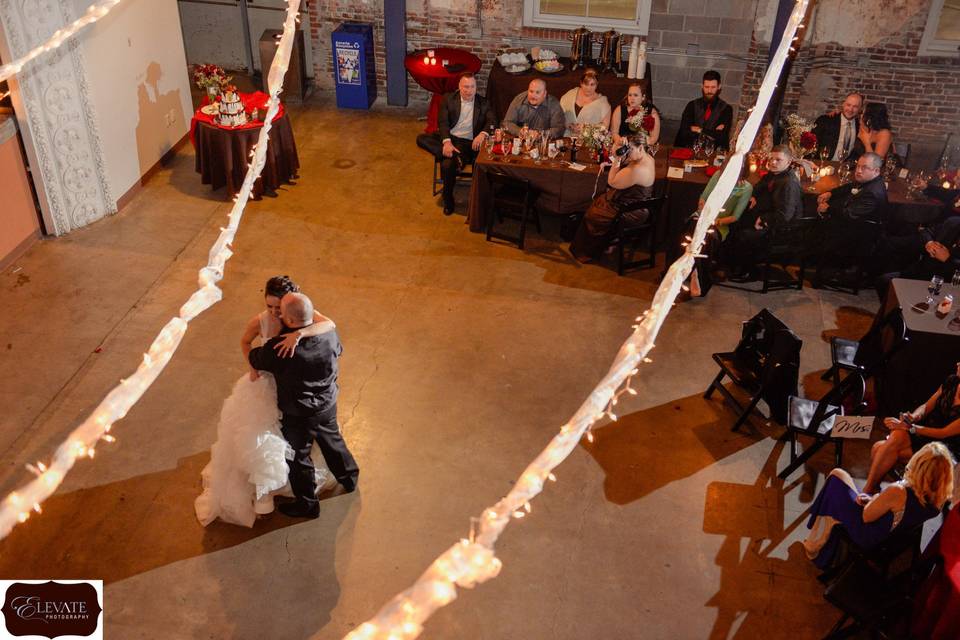 Couple dancing