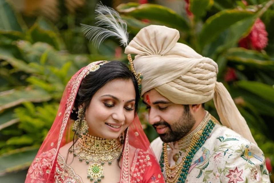 The happy couple
