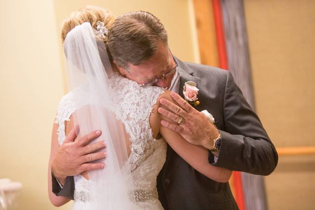 Bride and her father