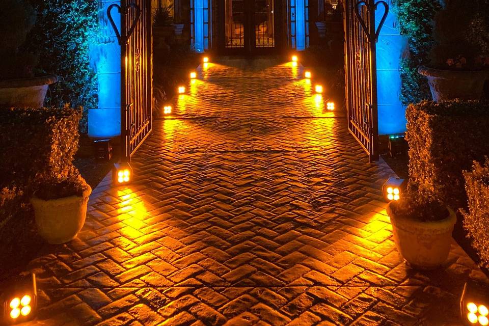 Teal & Amber outside entrance