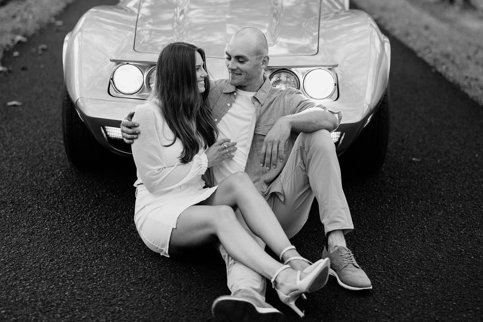 Corvette Engagement Photos