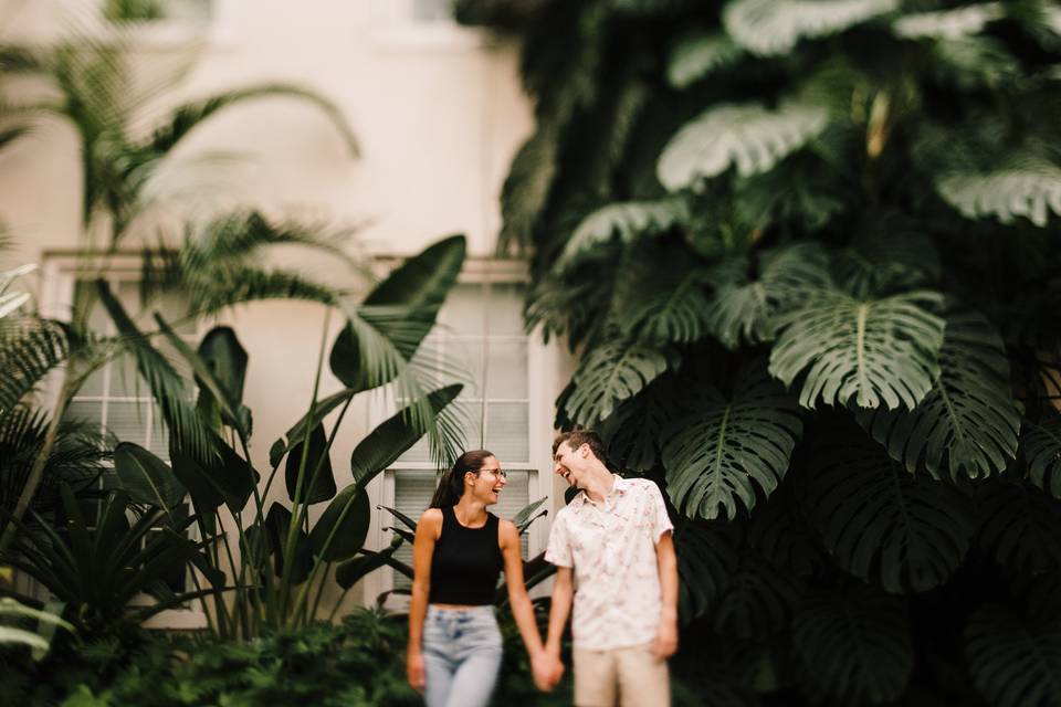 Longwood Gardens Engagement