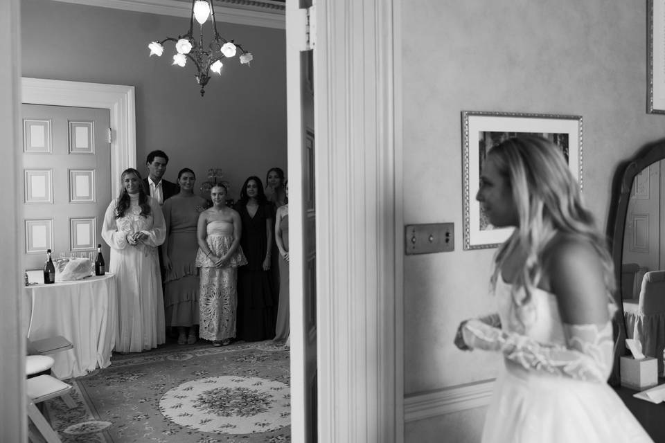 Documentary wedding photograph