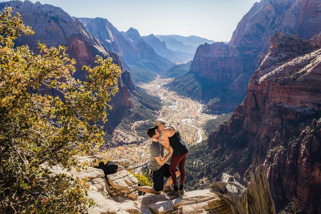 Proposal at Angel's Landing