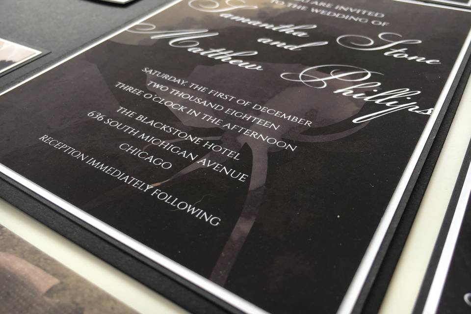 Invitation to wedding