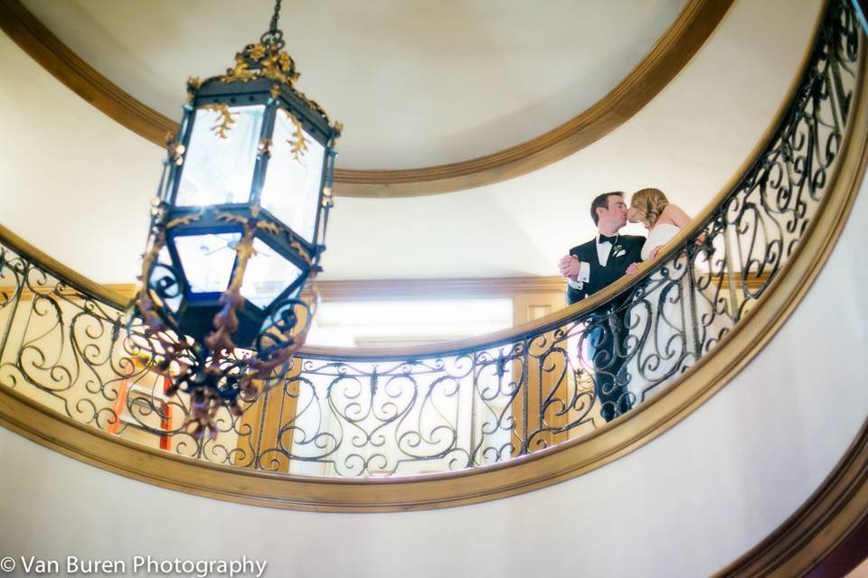 Couple kissing