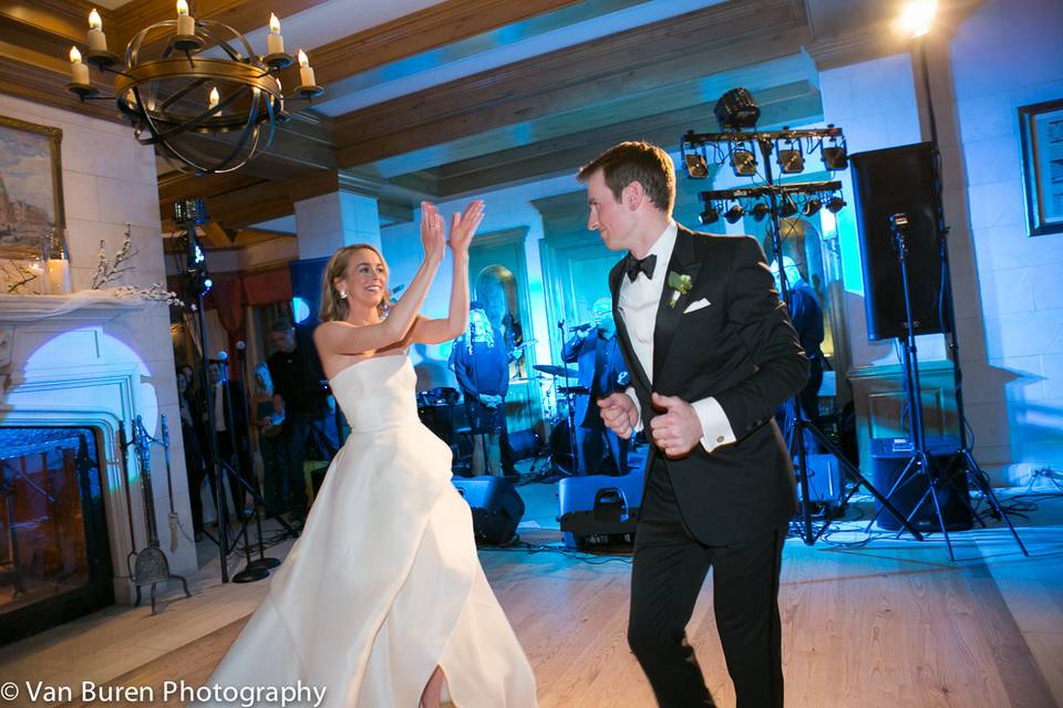 Couple dancing