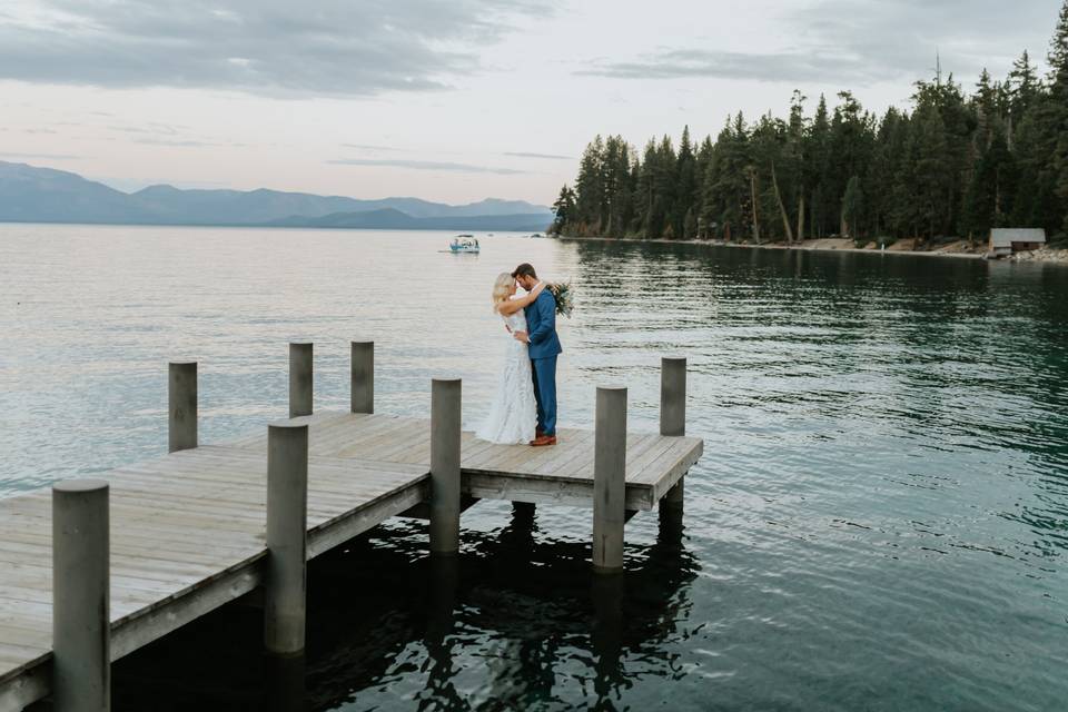 Lake Tahoe Lakefront Wedding