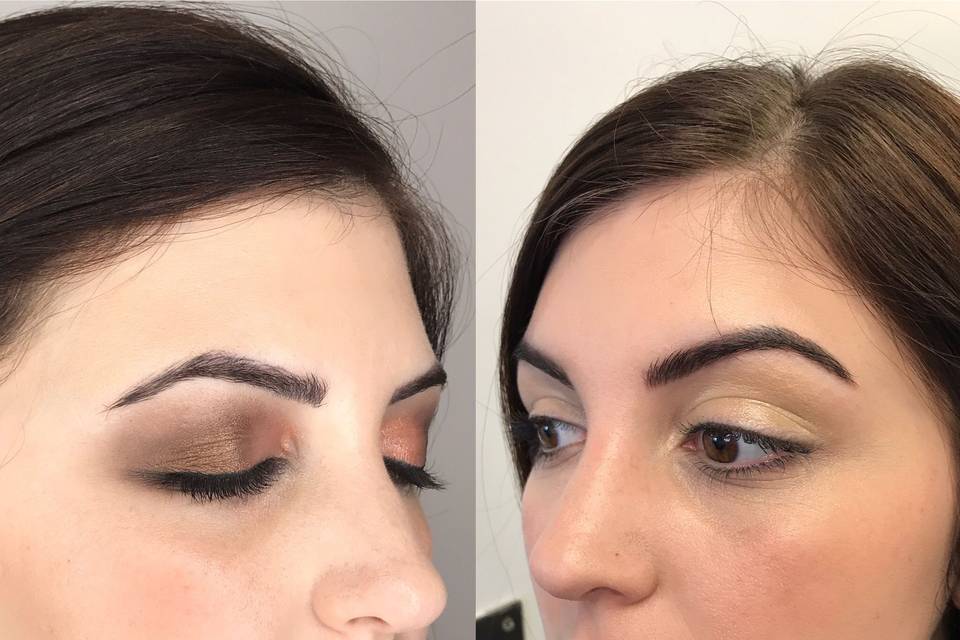 Amazing makeup application