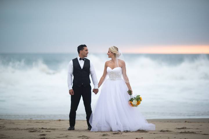 Beach side ceremony