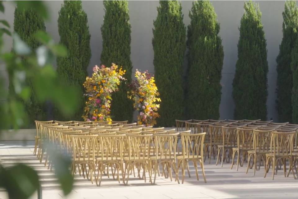 Pool Terrace Ceremony