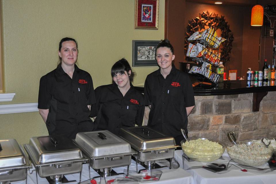 Onion creek wedding Catering
