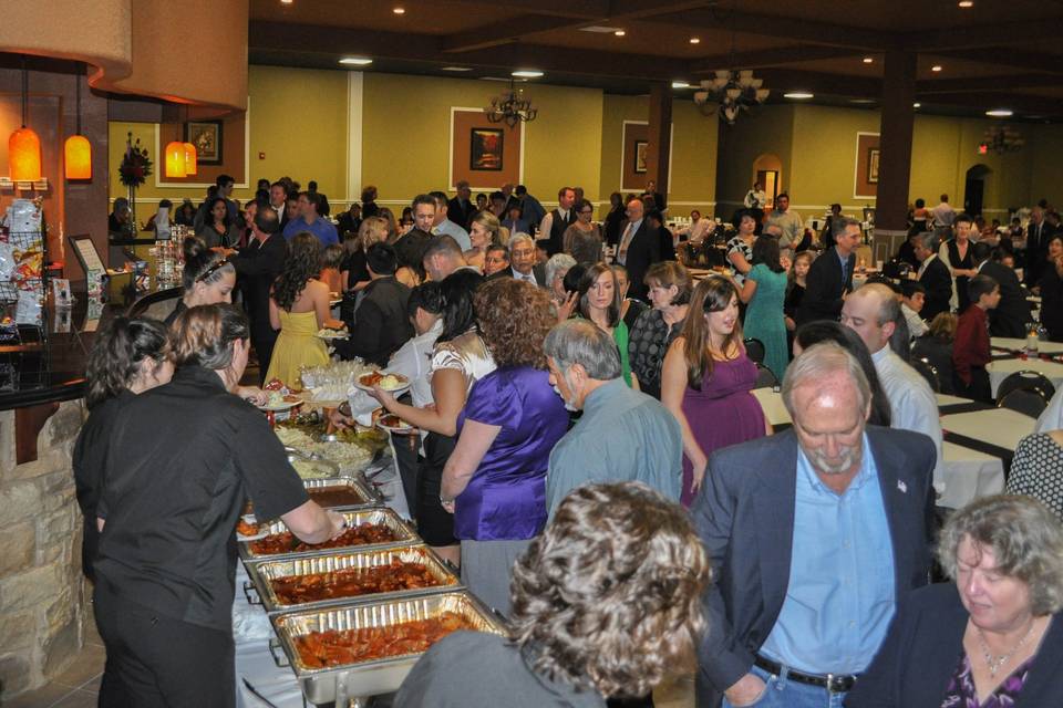 Onion creek wedding Catering