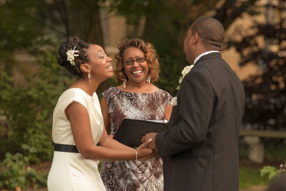 Rev. Marsha Thomas, Wedding Officiant & Pre-Marriage Coach