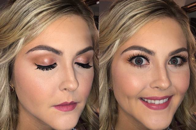 Bridesmaid makeup