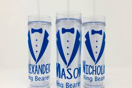 Decorated cups