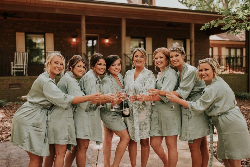 Bridal party bookings