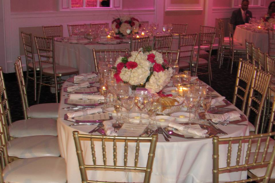 Golden chairs