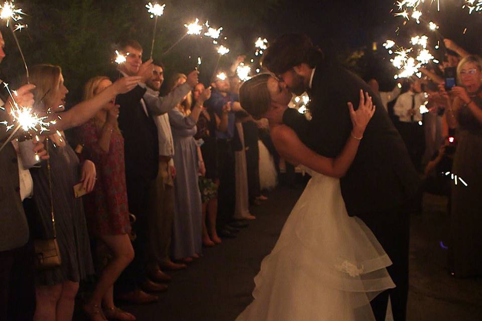 Backyard wedding in Dallas