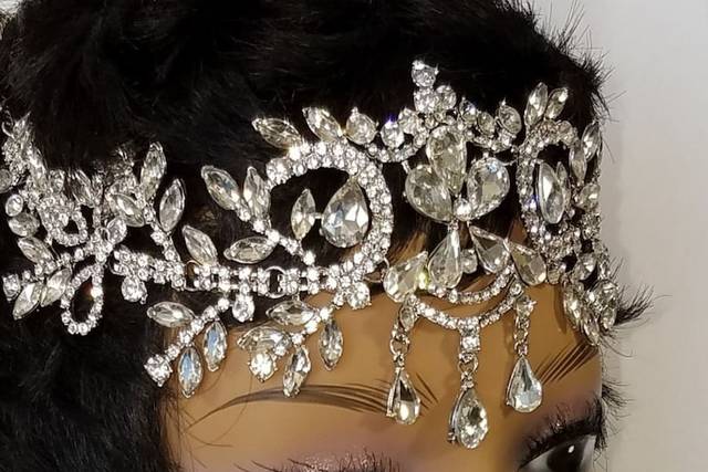 Rhinestone headpiece