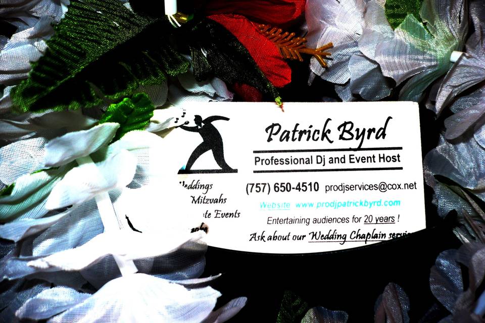 Patrick Byrd Pro Dj and Event Host
