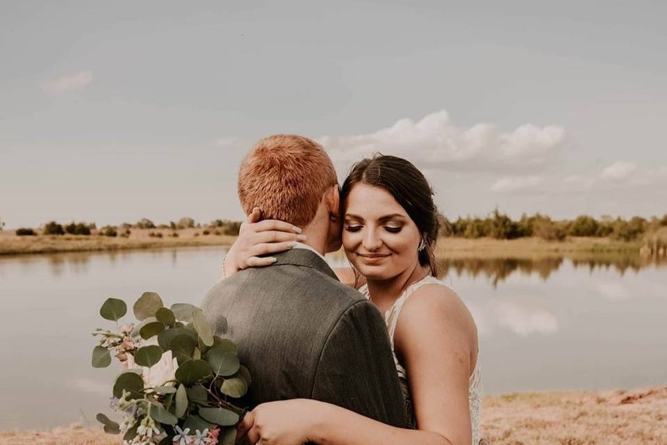 By the pond