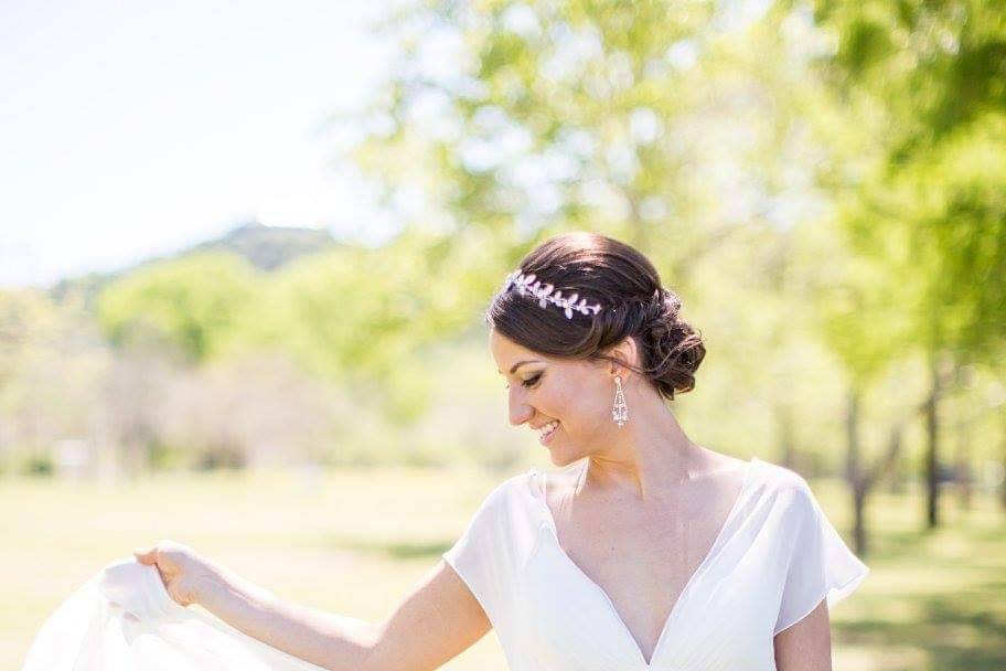 Bridal updo