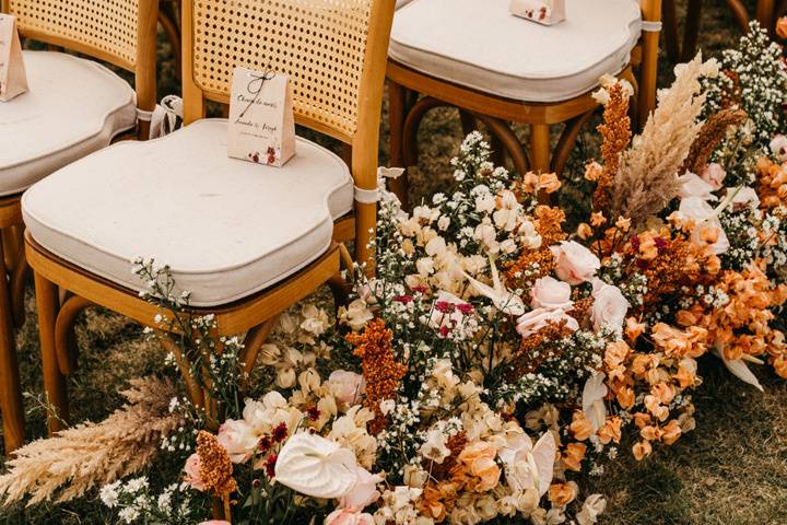 Desert wedding ceremony